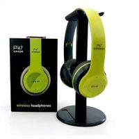 Audifono de vincha auricular inalambrico P47 - Verde