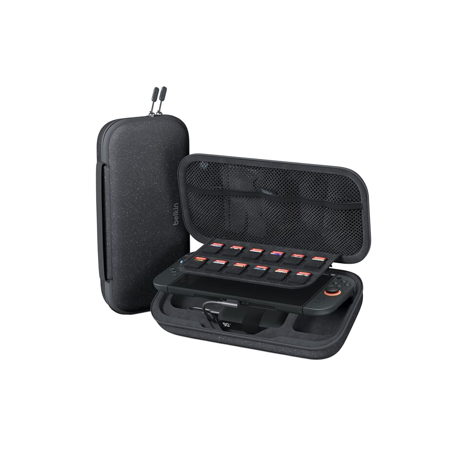 Estuche De Carga Belkin 20W Para Nintendo Switch 2 Charcoal Ena001
