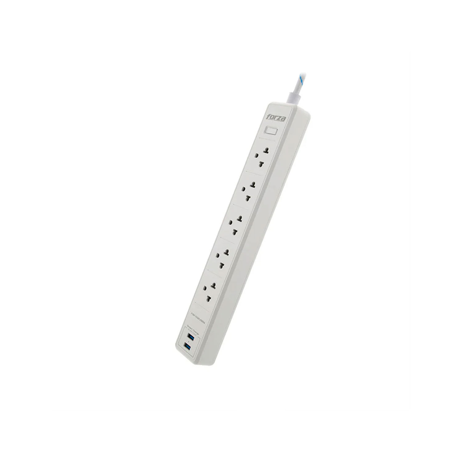 Forza Fsp-512Usbw Sp 110/220V 1200J 5 Unv Nema 2 Usb 5Ft White