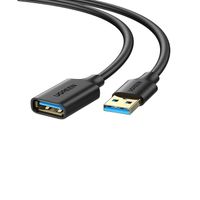 Cable De Extensión Ugreen Usb-A Macho A Usb-A Hembra 1M Negro Us129-10368