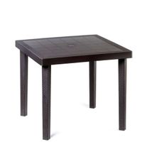 Mesa Jamaica Mix Cuadrada Mimbre Ratan 85×85 cm DSC - EYH