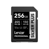 Memoria SD Lexar Professional 256GB SILVER PLUS - R:205mb - W:150mb
