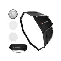 Softbox Octagonal K&F Concept 55cm Armado Rápido + Grid Bowens