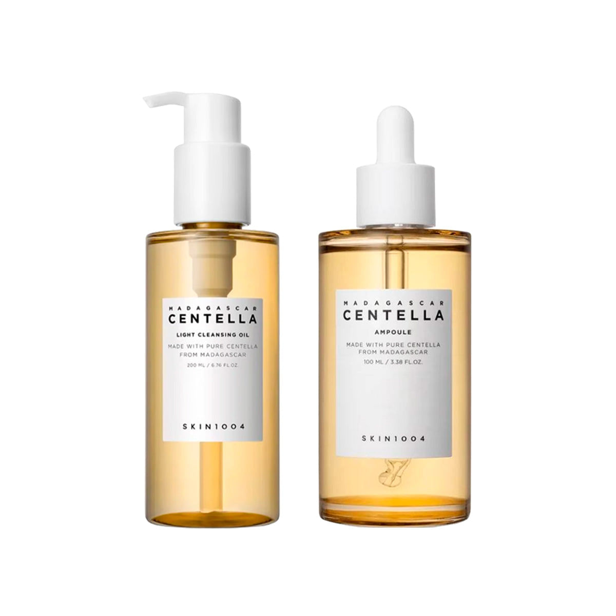 Madagascar CentellaLightClean.Oil 200ml+Centella Ampoule100ml SKIN1004