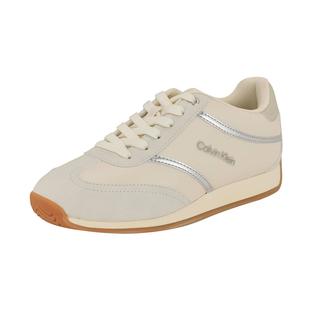 Zapatilla Calvin Klein Dama Avyenna Ivory Talla 7