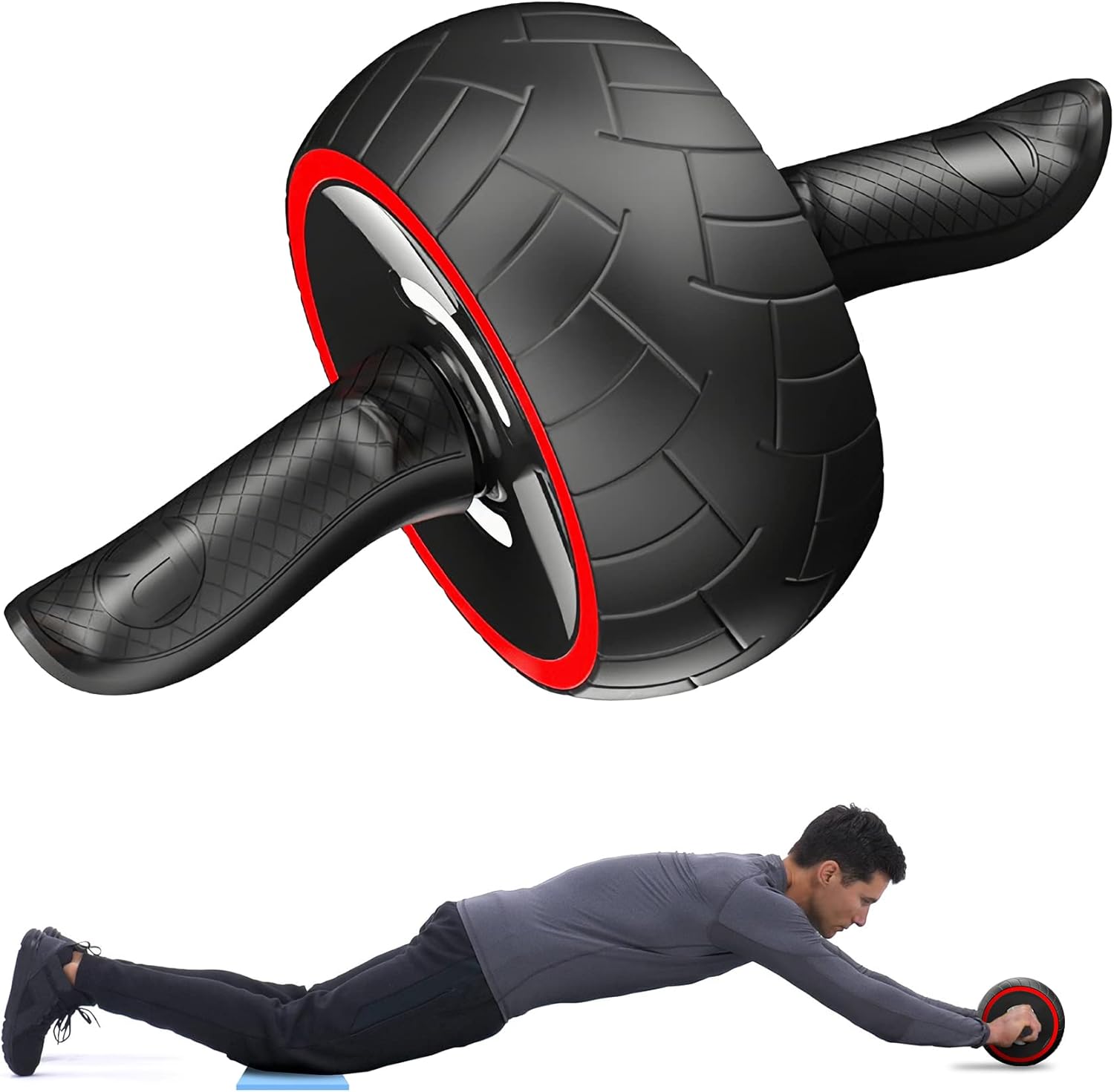 Rueda Para Abdominales Retractil Importada + Mat para rodilla