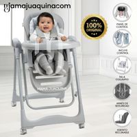 Silla de Comer Columpio 2 en 1 «IVONNY» Edición Exclusiva Gris
