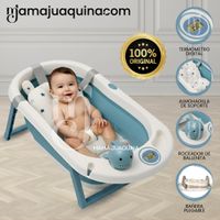 Bañera Plegable para Bebés «DOUX WHALL» Edición Limitada Azul