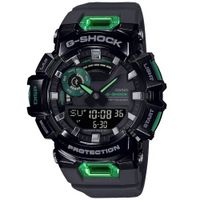 Reloj Casio G-Shock G-Squad GBA900SM-1A3 Bluetooth Mobile Link Luz Led Resina Negro Verde