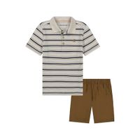 Polo y Short Set Calvin Klein Para Niños Talla 7