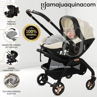 Coche Carriola de Paseo 3 en 1 «DONUX» Edición Exclusiva Beige
