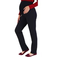 pantalon de tela de vestir  de embarazada / maternidad azul 36