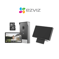 Kit Videoportero doméstico inteligente HP7 2K + Monitor Táctil SD7 + Micro SD 64gb - Ezviz