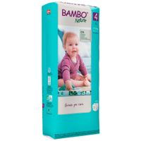 Pañales para Bebé BAMBO NATURE Talla 4 G Paquete 48un