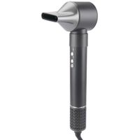 Cepillo Estlizador de Cabello BLACKLINE Hot Air HS-993 Gris/Plateado