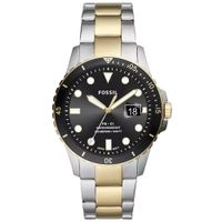 Reloj Fossil Fb-01 FS5653 Analógico Para Hombre Fecha Acero Inoxidable Plateado Dorado