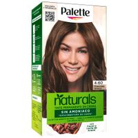 Tinte para Cabello sin Amoníaco PALETTE NATURALS Chocolate Intenso 4.6 Caja 1un