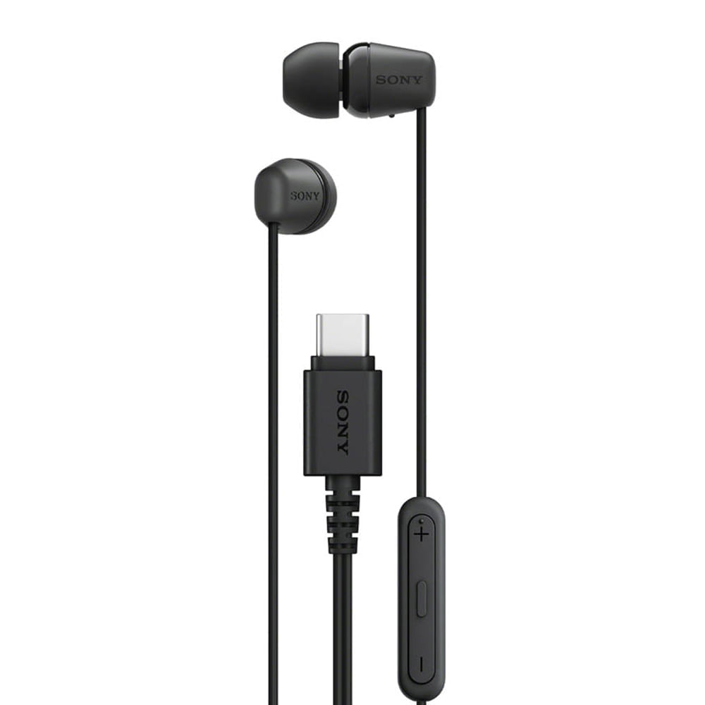 Audífonos in ear con micrófono Sony IER-EX15C conector USB Tipo-C, negro