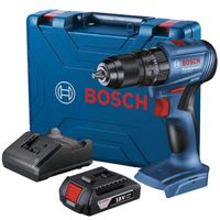 Taladro Percutor 1/2"" Bosch GSB 185 + 1 Bat y Carg