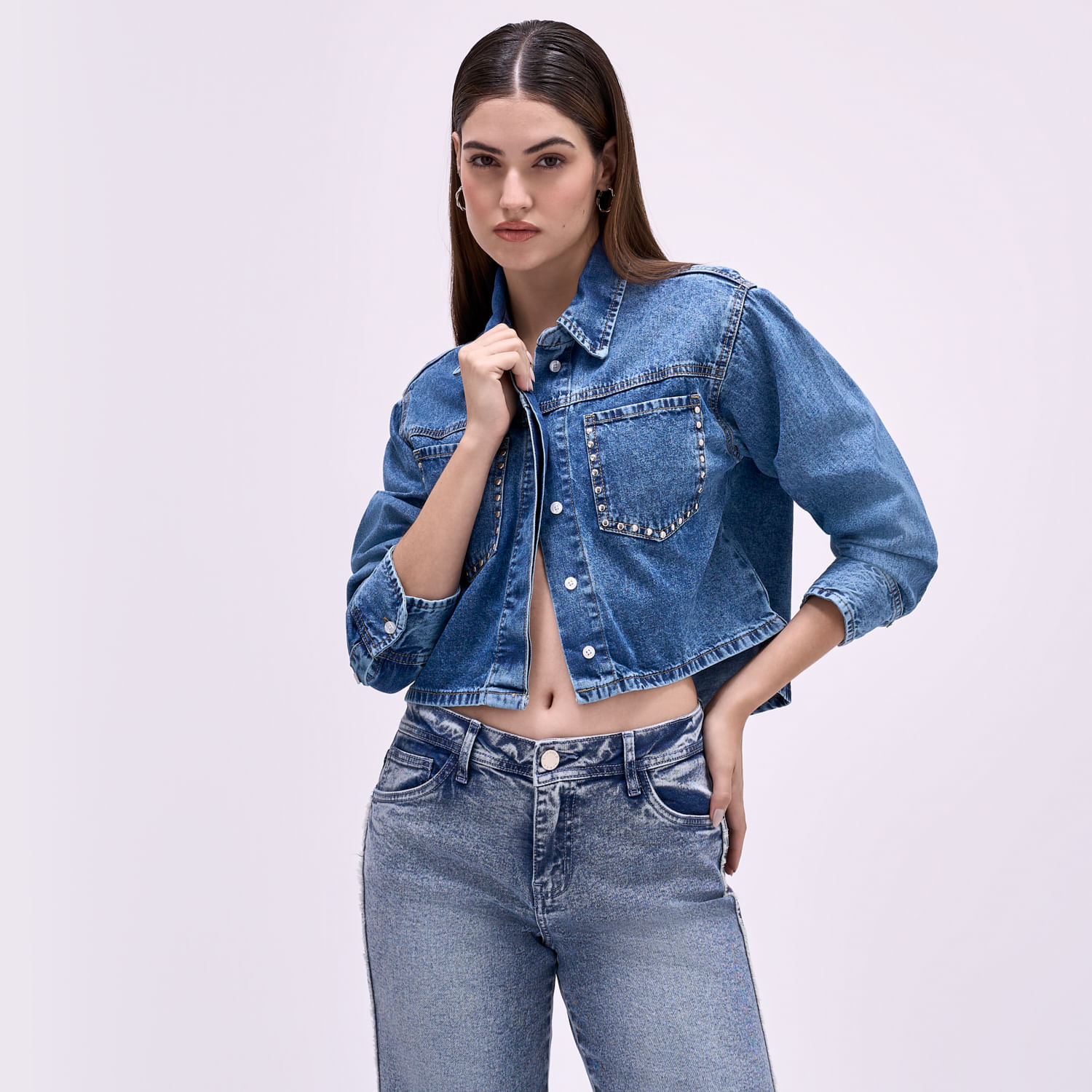 Blusa Mujer Denim Symbol