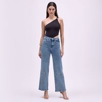 Jean Mujer Corte Symbol Straight