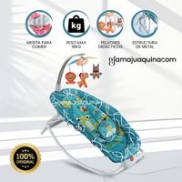 Silla Mecedora con Bandeja de Comer «OCEAN» Didáctico Verde