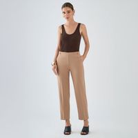 Pantalón Mujer Boton Malabar
