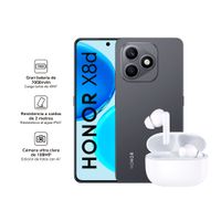 Celular Honor X8D 8GB + 256GB Black + Buds X7 Lite