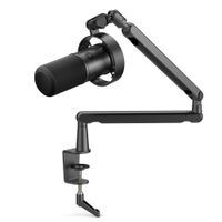 Fifine - Micrófono T688 XLR/USB Dynamic (incluye Brazo) - Negro
