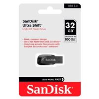 SANDISK MEMORIA USB 3.0 ULTRA SHIFT 32GB 100MB/S NEGRO