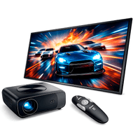 Proyector Smart Owlenz SD550 Enfoque Automático + Ecran 120 Pulgadas Plomo + Puntero Láser