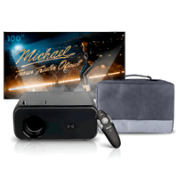 Proyector Smart SD550 Enfoque Manual + Ecran 100 Pulgadas + Puntero Láser + Bolso de Transporte
