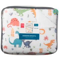 Edredón Sherpa DECO HOME Dinoland 1.5 Plazas