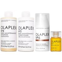 Olaplex N°4 + N° 5 + N°6 + N°7 Shampoo + Acondicionador +Crema +Aceite