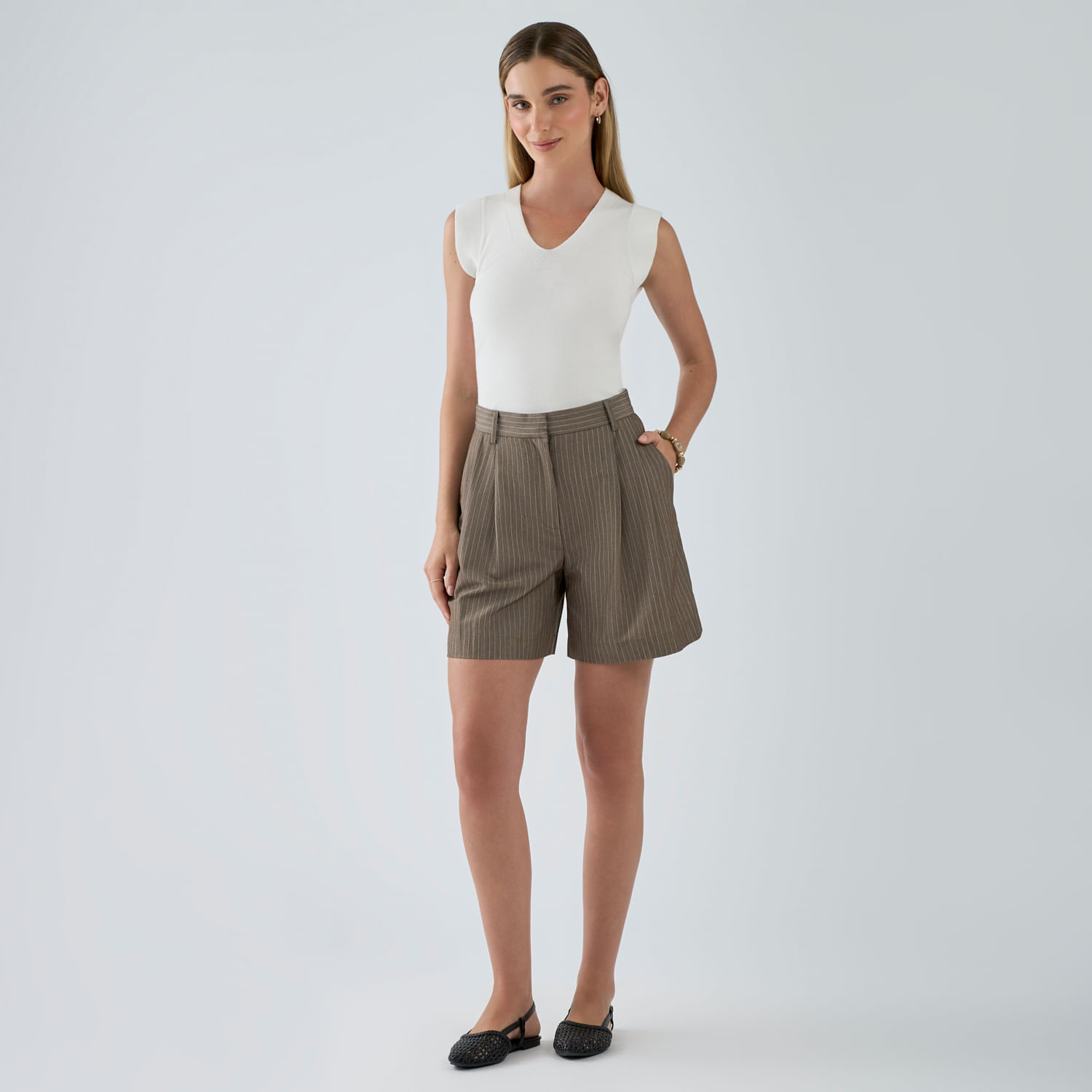 Short Mujer Rayita Malabar