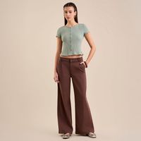 Pantalón Mujer Pinza Amc Wide Leg