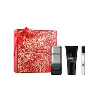 Set Perfume 212 Vip Black Elixir Hombre Edp 100 Ml + Gel De Baño 100 Ml + Elixir Edp 10 Ml