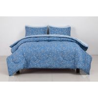 Set Edredon OI26 Micro Print Flores 2 Plazas