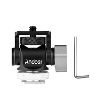 Adaptador Rótulo Zapata Fría A Tornillo Universal Cámara Micrófono Luz