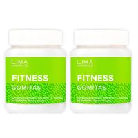 GOMITAS ADULTOS FITNESS 60 UNIDADES LIMA NATURALS X 2