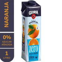 Bebida de Naranja GLORIA Zero Tetrapack 1L