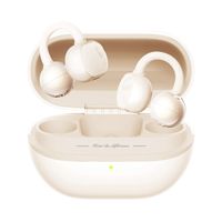 Audífono Soundpeats Pop Clip Beige 30h con Cancelacion de Ruido IPX4