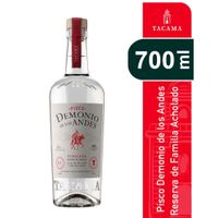 Pisco DEMONIO DE LOS ANDES Familia Acho Botella 700ml