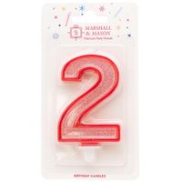Vela de Cumpleaños MARSHALL & MASON Multicolor Deluxe Glitter #2