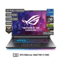 Laptop ASUS ROG Strix 16 16"" Intel Core i7-14650HX 16GB 512GB SSD RTX5060