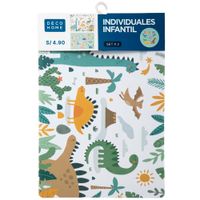 Set DECO HOME X2 Individuales Dinoland