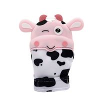 Guante Mordedor Para Bebe Baby Froggie Vaquita Rosado