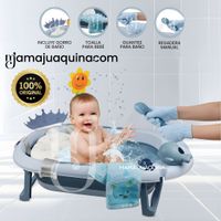 Bañera Portátil para Bebé «BERKEN» Azul