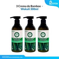 3 Crema de Bamboo 300ml - Wokali