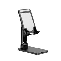 Soporte Mesa para celular/tablet USAMS Retráctil Negro ZJ059